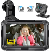 Zacro Baby Car Camera HD 1080P with Night Vision & 4.3'' Display Black